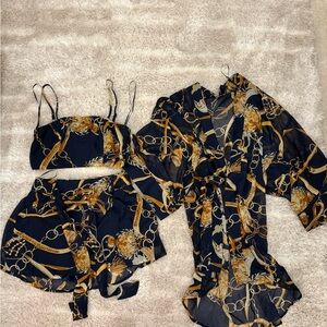 Elegant Chain Print Set